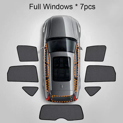 2025 AutoMateX Custom Car Side Magnetic Window Sunshade Curtain
